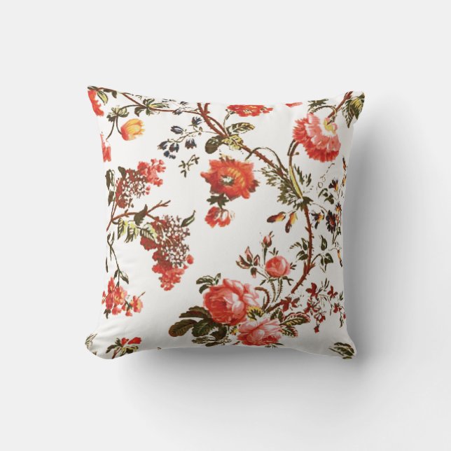 Vintage Floral Cushion (Front)