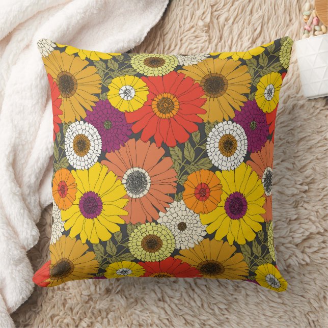 vintage floral cushion (Blanket)