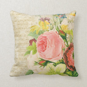 Vintage Floral Cushion