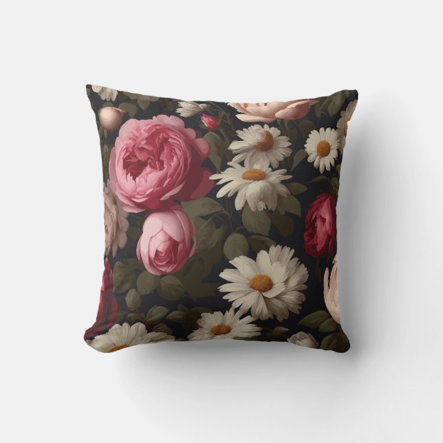 Vintage Floral Cushion (Front)