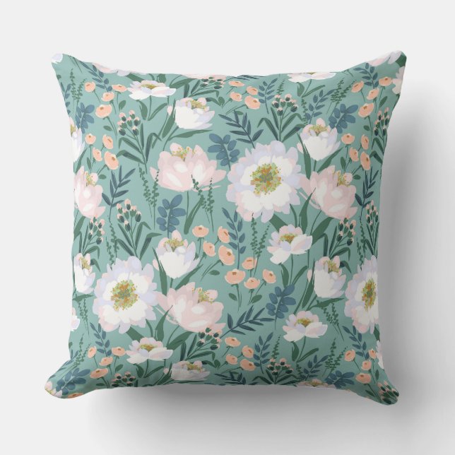 Vintage Floral  Cushion (Front)