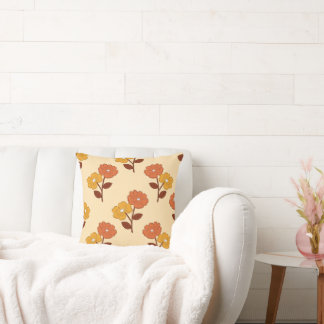 Vintage Floral Cushion Earth - Natu Style