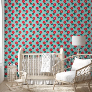 Vintage Floral Daisy Pattern Wall Decor