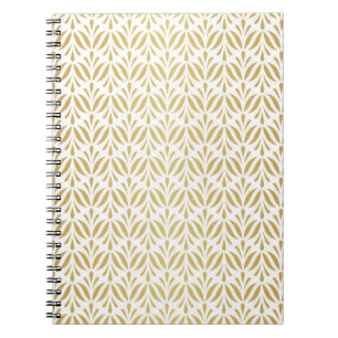Vintage floral damask seamless pattern. Elegant ab Notebook