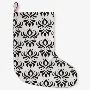 Vintage floral damask seamless pattern. Elegant ab Small Christmas Stocking