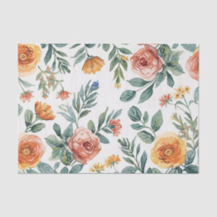 Vintage Floral Decoupage Paper   Cottagecore Botan