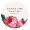 VINTAGE FLORAL DECOUPAGE THANK YOU STICKERS