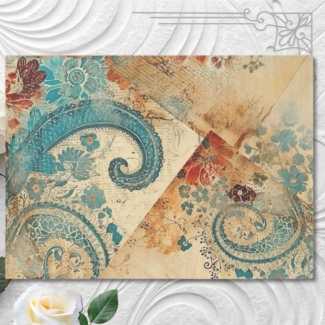 Vintage Floral Decoupage Tissue Paper (Creator Uploaded)
