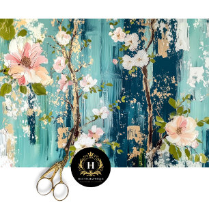 Vintage Floral Decoupage Tissue Paper