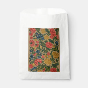 Vintage Floral Designer Garden Artwork Favour Bag