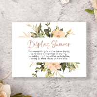 Vintage Floral | Display Shower Unwrapped Gift