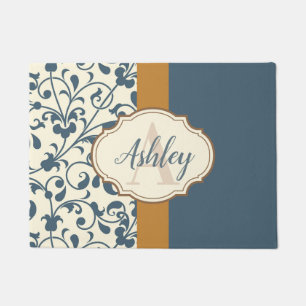 Vintage Floral Doormat