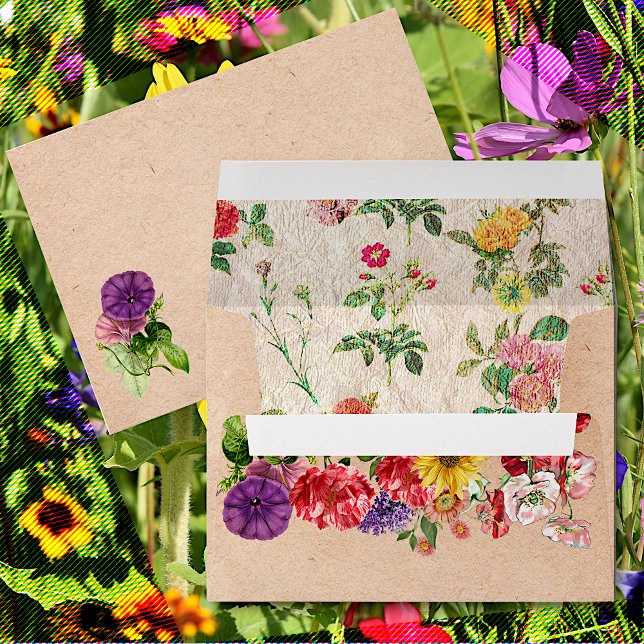 Vintage Floral Envelope (Creator Uploaded)