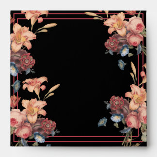 Vintage Floral Envelope