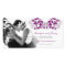 Vintage Floral Flourish Purple Wedding Thank You
