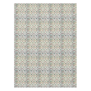 Vintage Floral Flowers William Morris Daisy Tablecloth