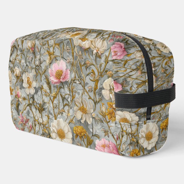 Vintage Floral Garden Dopp Kit (Left Corner)