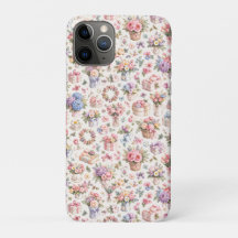 Vintage Floral Garden Pattern | Romantic Roses