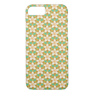 Vintage Floral green and yellow Jonquil pattern iPhone 8/7 Case