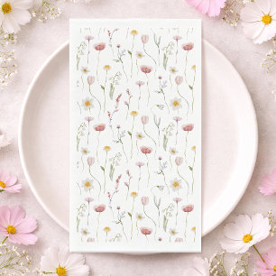 Vintage Floral Guest Towels Napkin