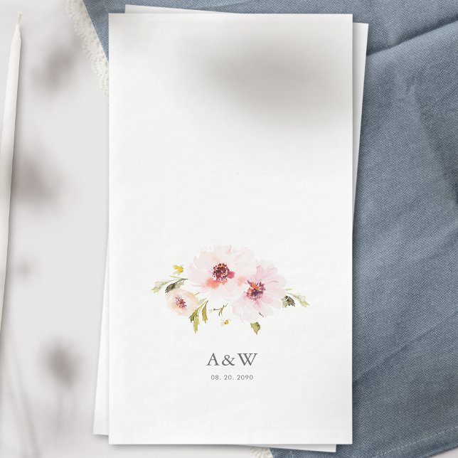 Vintage Floral Guest Towels Napkin (Creator Uploaded)