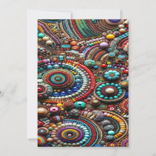 vintage floral invitation