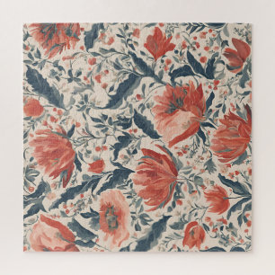 Vintage Floral Jigsaw Puzzle