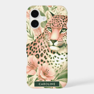 Vintage Floral Jungle Leopard