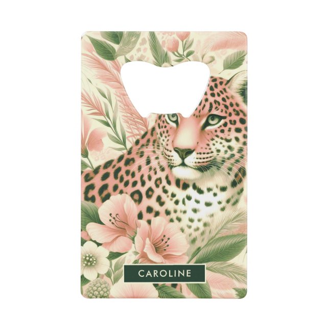 Vintage Floral Jungle Leopard (Front)