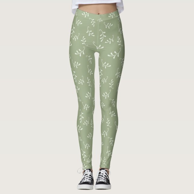 Vintage Floral Leggings (Front)