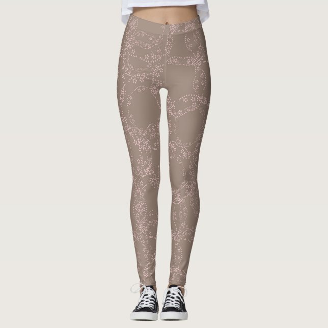 Vintage Floral Leggings (Front)