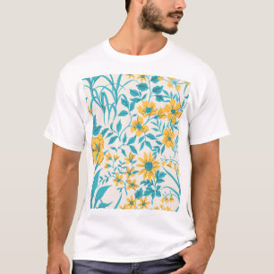 Vintage Floral: Liberty Motif Seamless T-Shirt