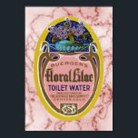 Vintage Floral Lilac Toilet Water Label Poster<br><div class="desc">Vintage Floral Lilac Toilet Water Label Poster</div>