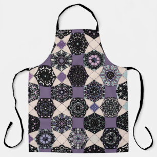 Vintage Floral Mandala: Colourful Seamless Apron