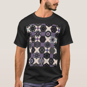 Vintage Floral Mandala: Colourful Seamless T-Shirt