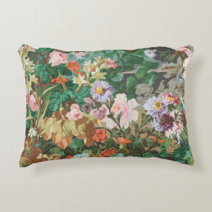 Vintage Floral Maximalist Dream Decorative Cushion