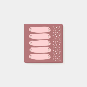 Vintage Floral Memo Pads Pink Floral Cute Notes