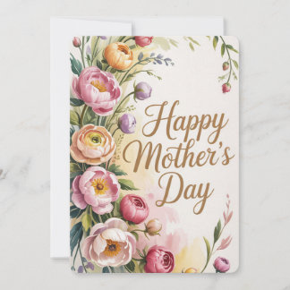 Vintage Floral Mother’s Day Card