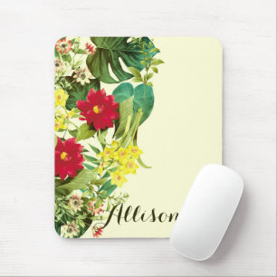 Vintage Floral Mouse Pad