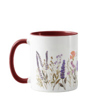 Vintage Floral Mug
