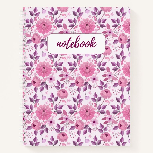 Vintage Floral Notebook (Front)