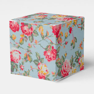 Vintage Floral Party Favour Gift Box