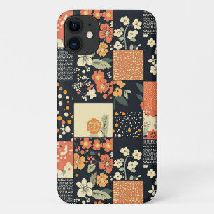 Vintage Floral Patchwork Pattern iPhone 11 Case