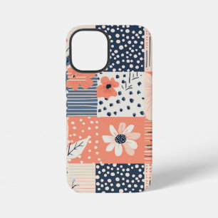 Vintage Floral Patchwork Pattern - Pastel (7) iPhone 12 Mini Case