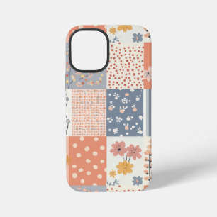 Vintage Floral Patchwork Pattern - Pastel (9) iPhone 12 Mini Case