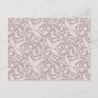 Vintage Floral Pattern 1 - Faded Red