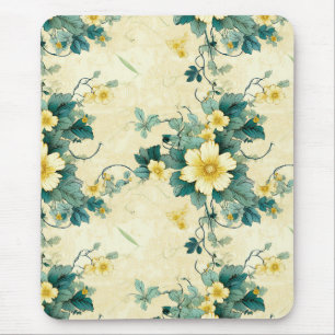 Vintage Floral Pattern (4) Mouse Pad