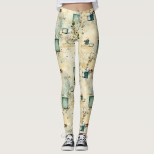 Vintage Floral Pattern (5) Leggings