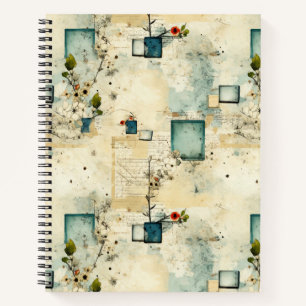 Vintage Floral Pattern (5) Notebook