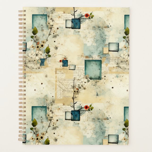 Vintage Floral Pattern (5) Planner (Front)